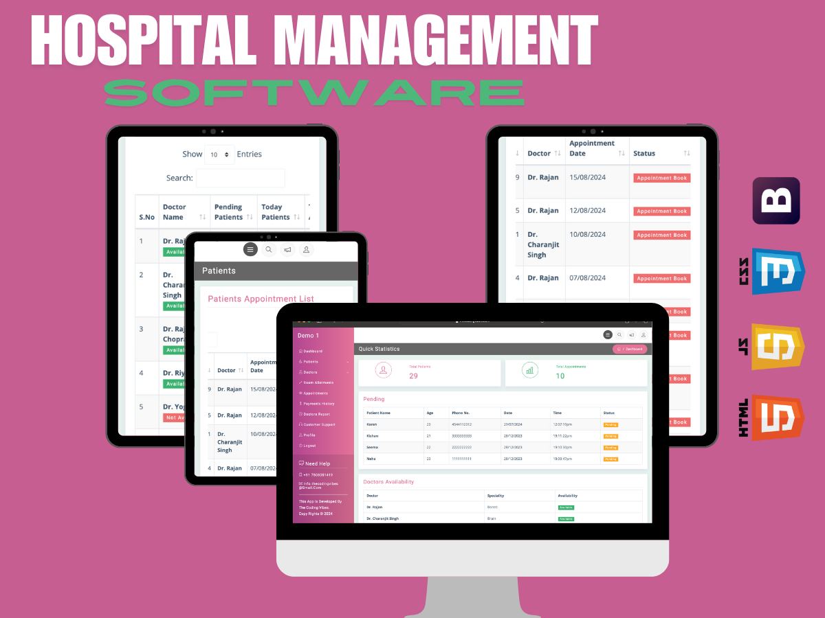 Hospital Website Project